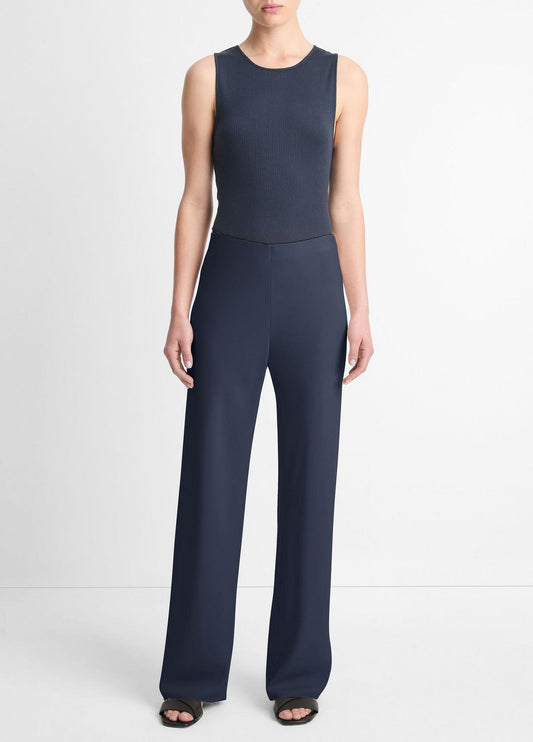 VINCE New - Colette High-Rise Crepe Bias Pant in Trousers