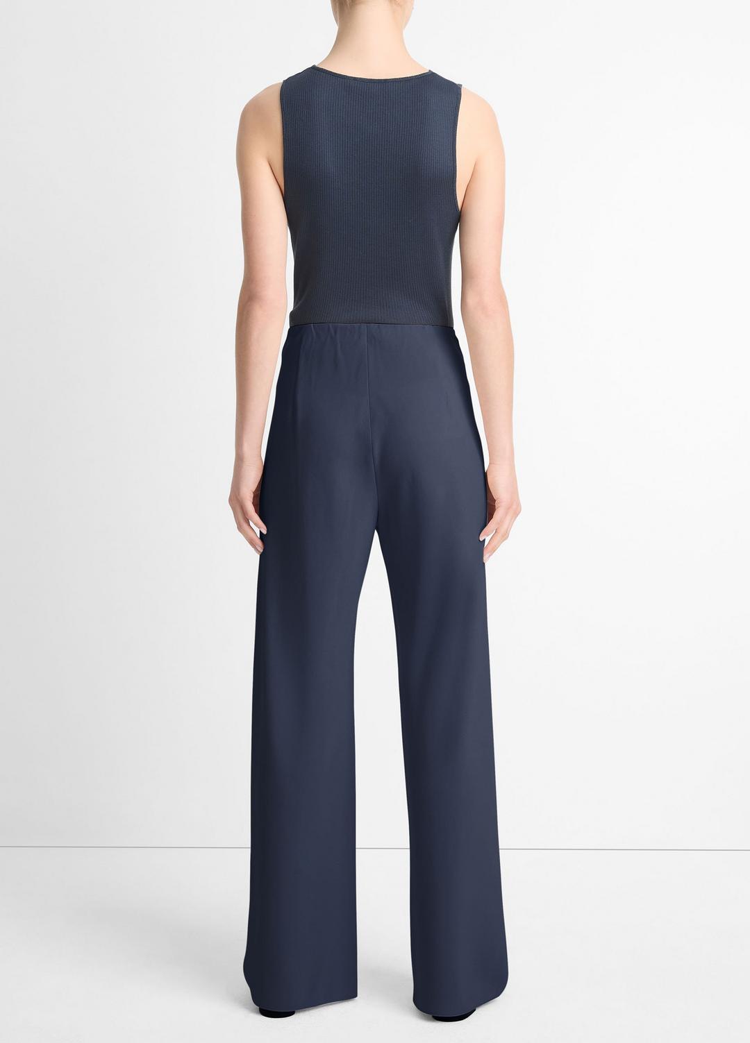 VINCE New - Colette High-Rise Crepe Bias Pant in Trousers