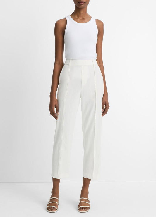VINCE Great Value - Grace Mid-Rise Linen-Blend Pull-On Pant in Trousers