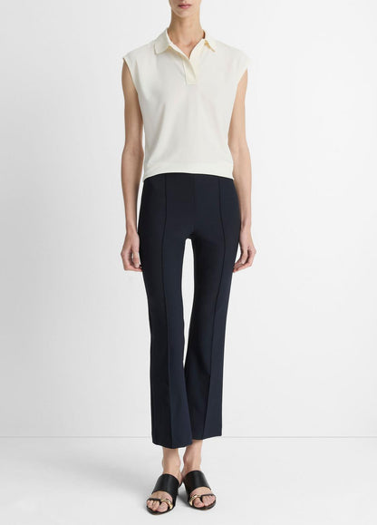 VINCE Value - Niki Mid-Rise Pintuck Crop Flare Pant in Pants