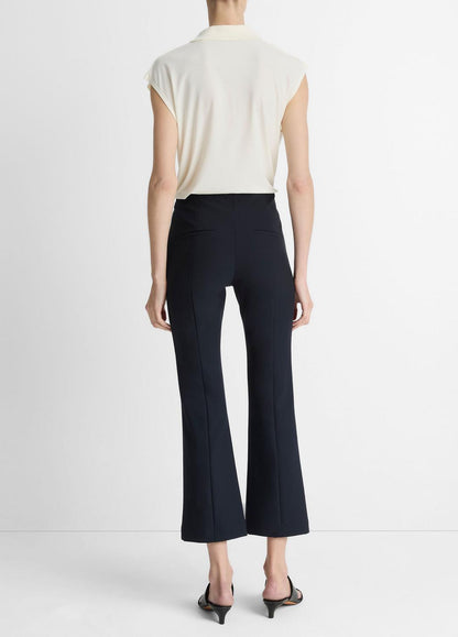 VINCE Value - Niki Mid-Rise Pintuck Crop Flare Pant in Pants