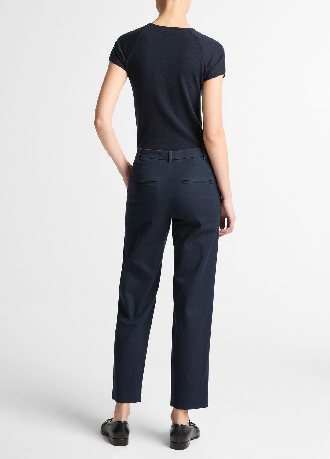 VINCE Featured - Avery Mid-Rise Italian Stretch-Cotton Chino Pant in Trousers