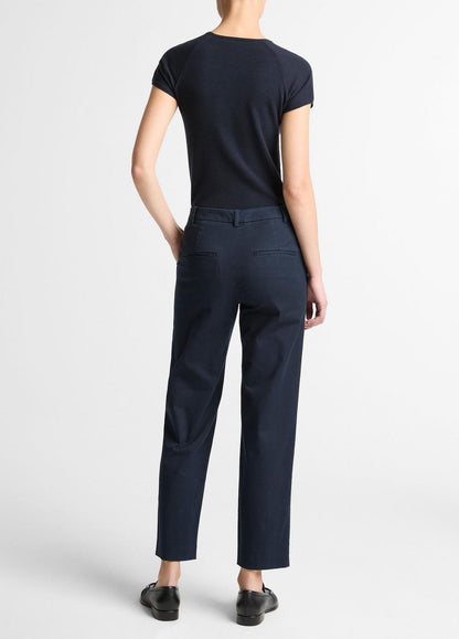 VINCE Featured - Avery Mid-Rise Italian Stretch-Cotton Chino Pant in Trousers