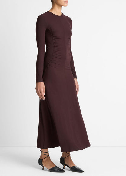 VINCE Deals - Ruched-Seam Long-Sleeve Dress in Dresses