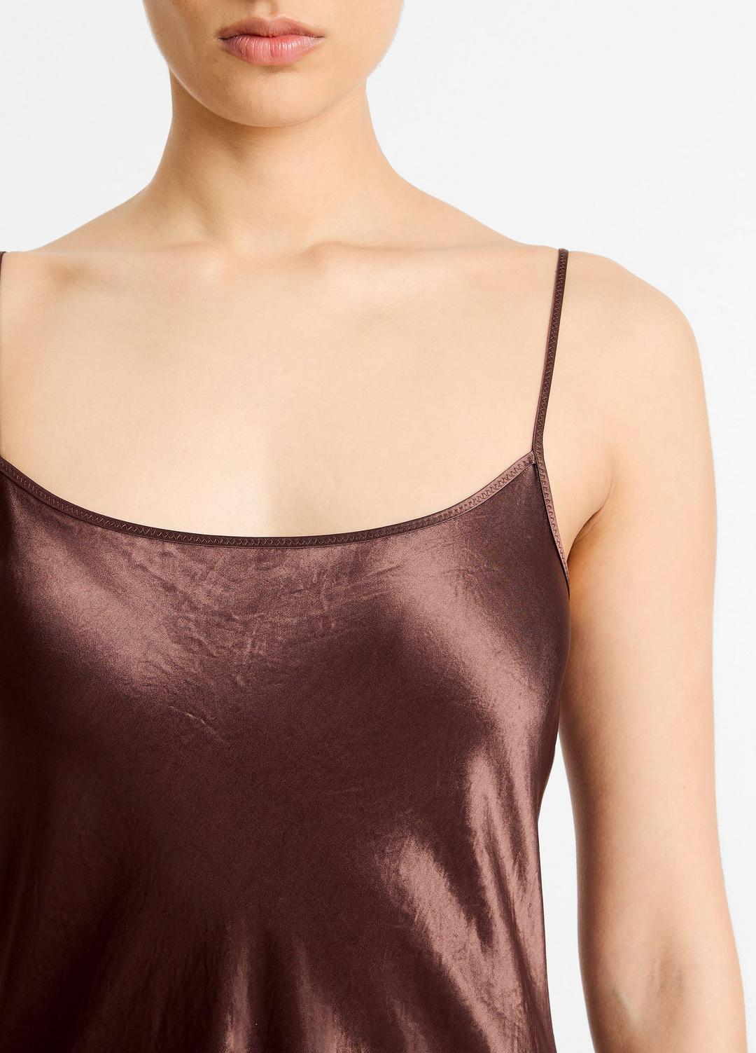 VINCE Great Value - Satin Bias Maxi Slip Dress in Dresses