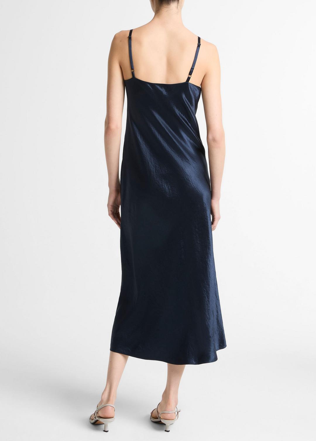 VINCE Best Price - Satin V-Neck Slip Dress in Dresses