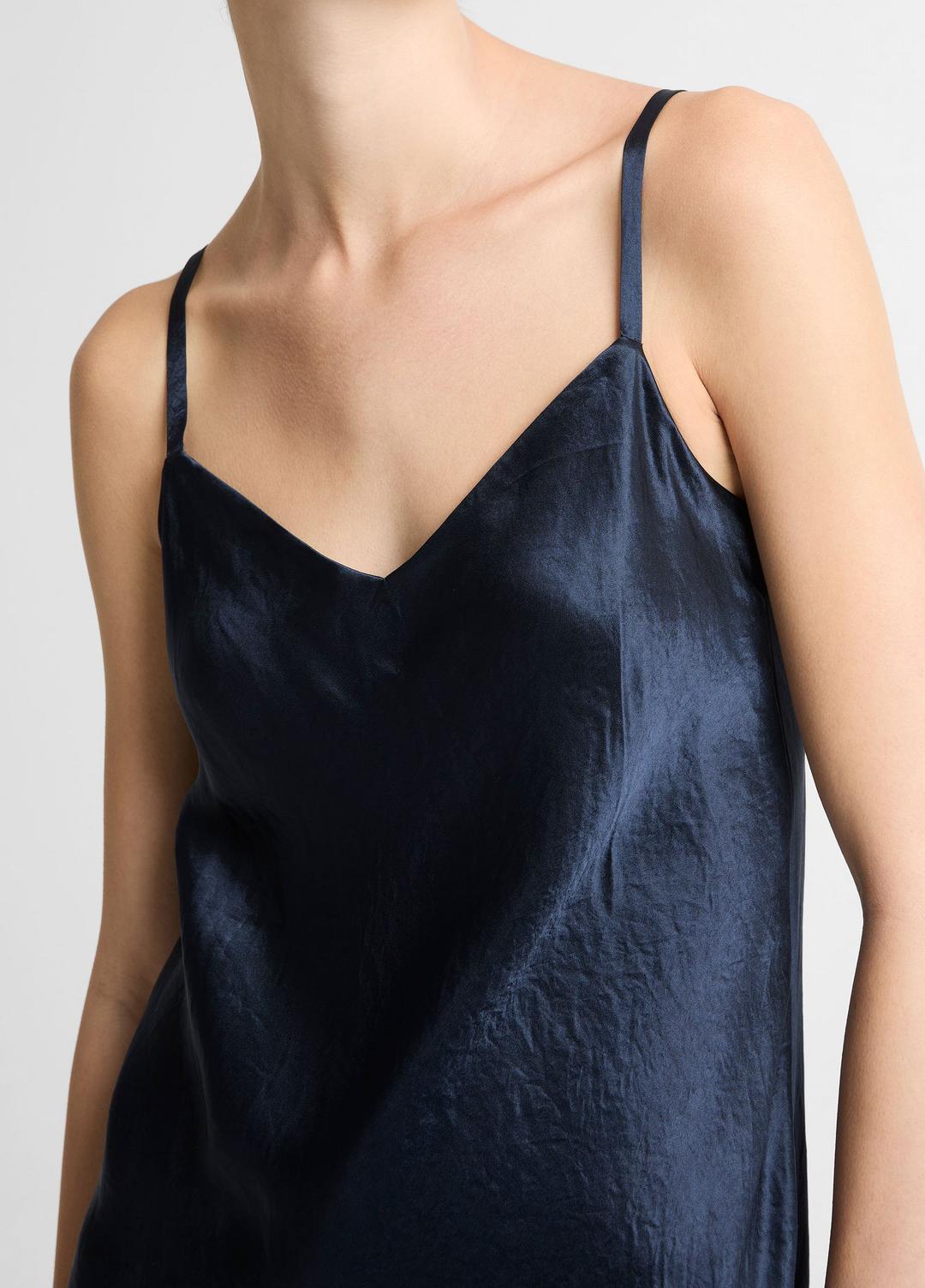 VINCE Best Price - Satin V-Neck Slip Dress in Dresses