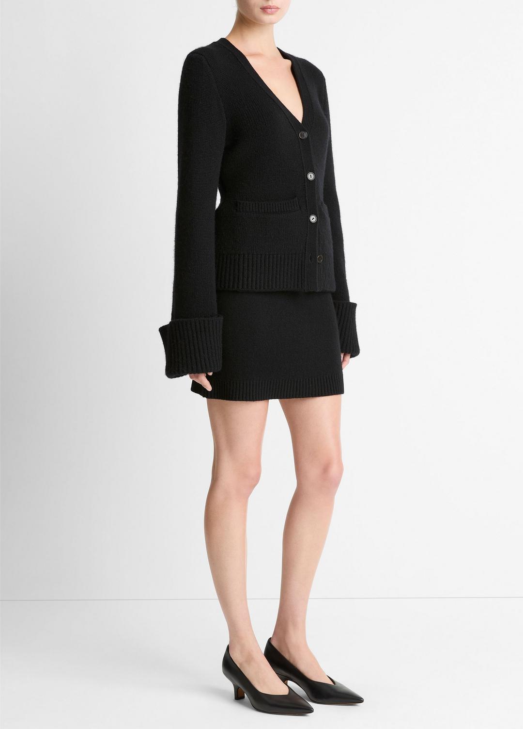 VINCE Deals - Double-Face Wool & Cashmere-Blend Mini Skirt in Skirts