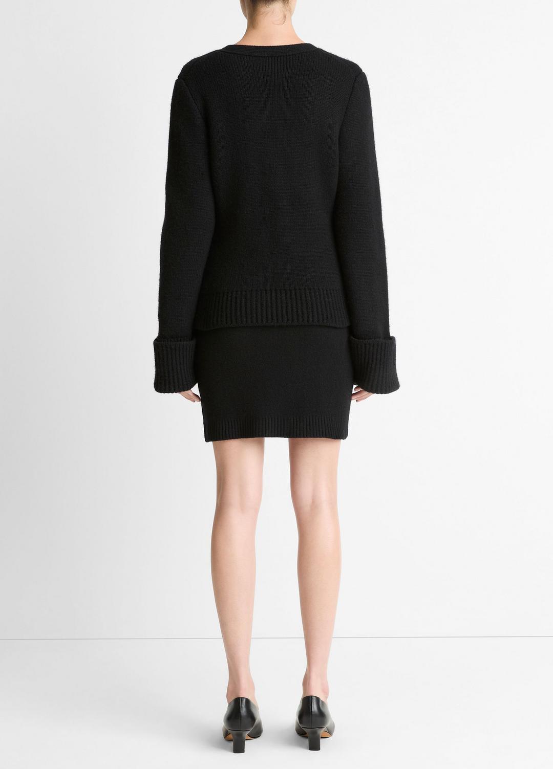 VINCE Deals - Double-Face Wool & Cashmere-Blend Mini Skirt in Skirts