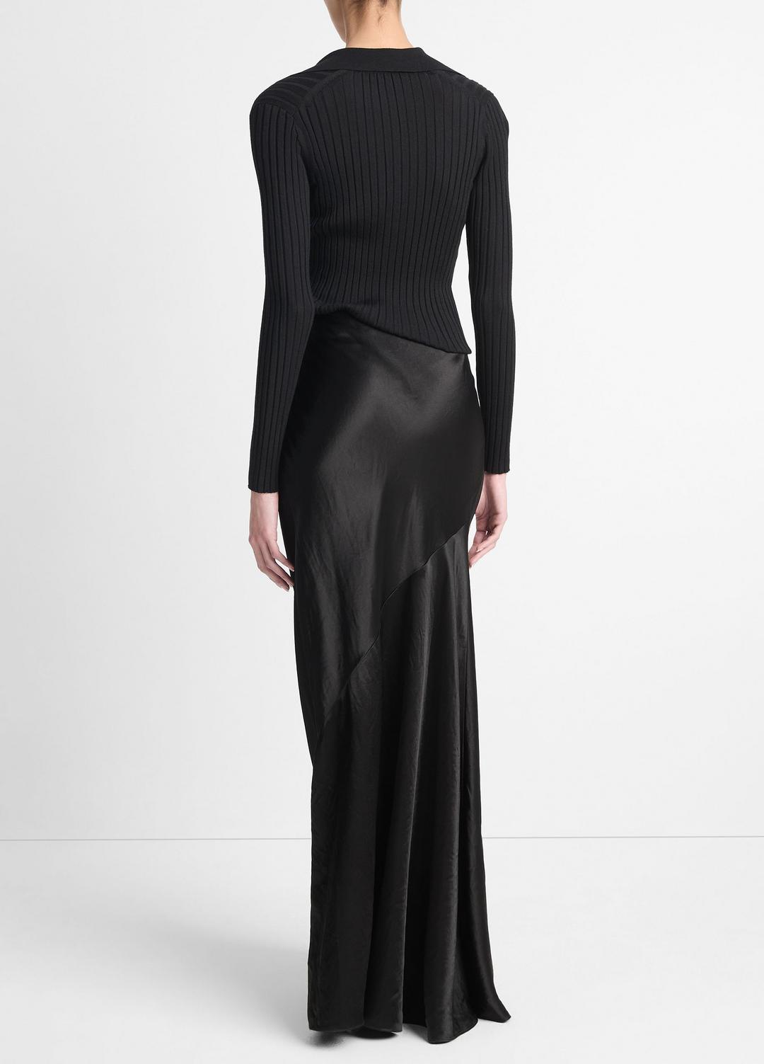VINCE Best Seller - Satin Maxi Skirt in Skirts