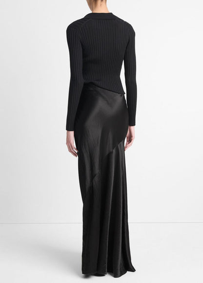VINCE Best Seller - Satin Maxi Skirt in Skirts