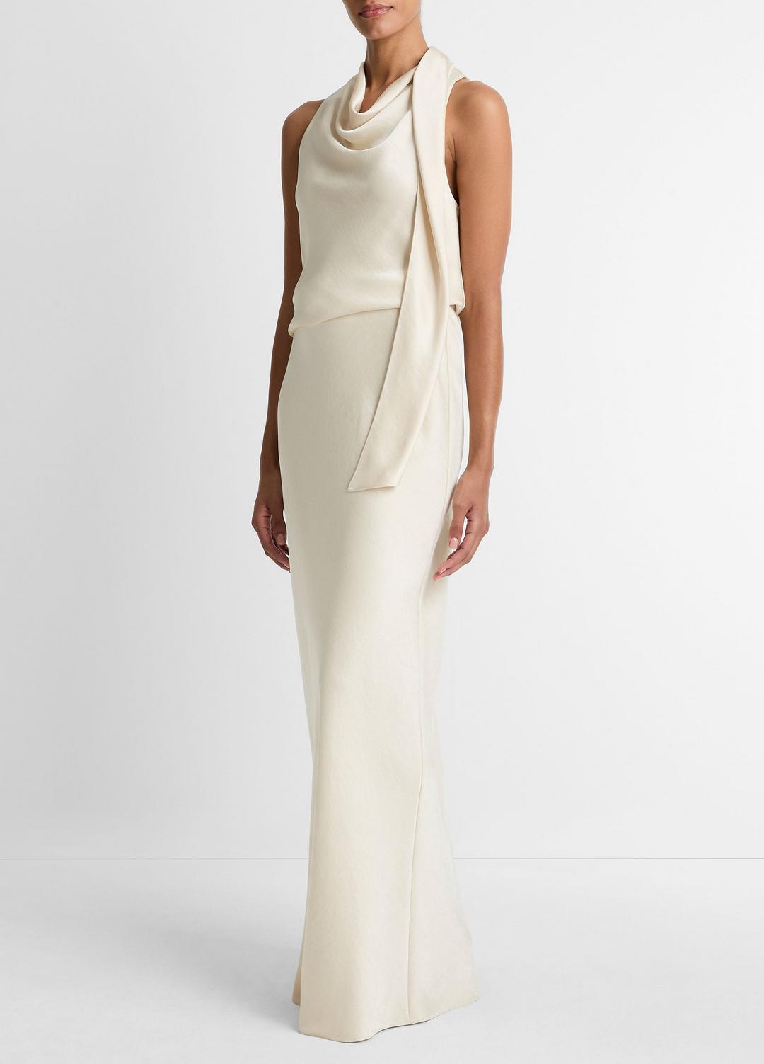 VINCE Deals - Satin Bias Column Skirt in Skirts