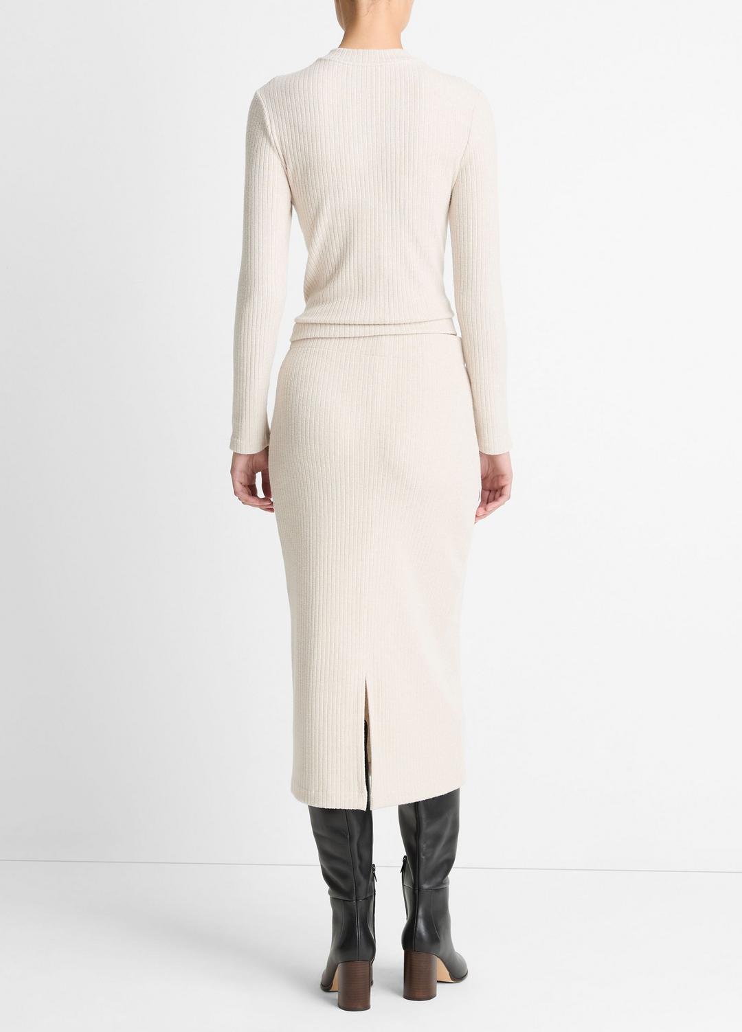 VINCE Value - Cozy Rib Midi Skirt in Skirts