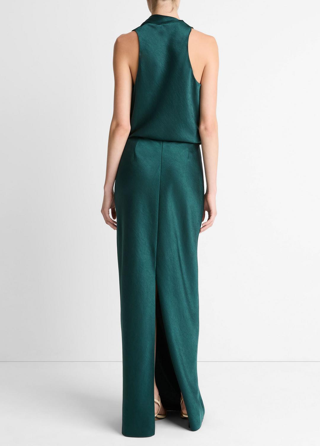 VINCE New - Satin Bias Column Skirt in Skirts