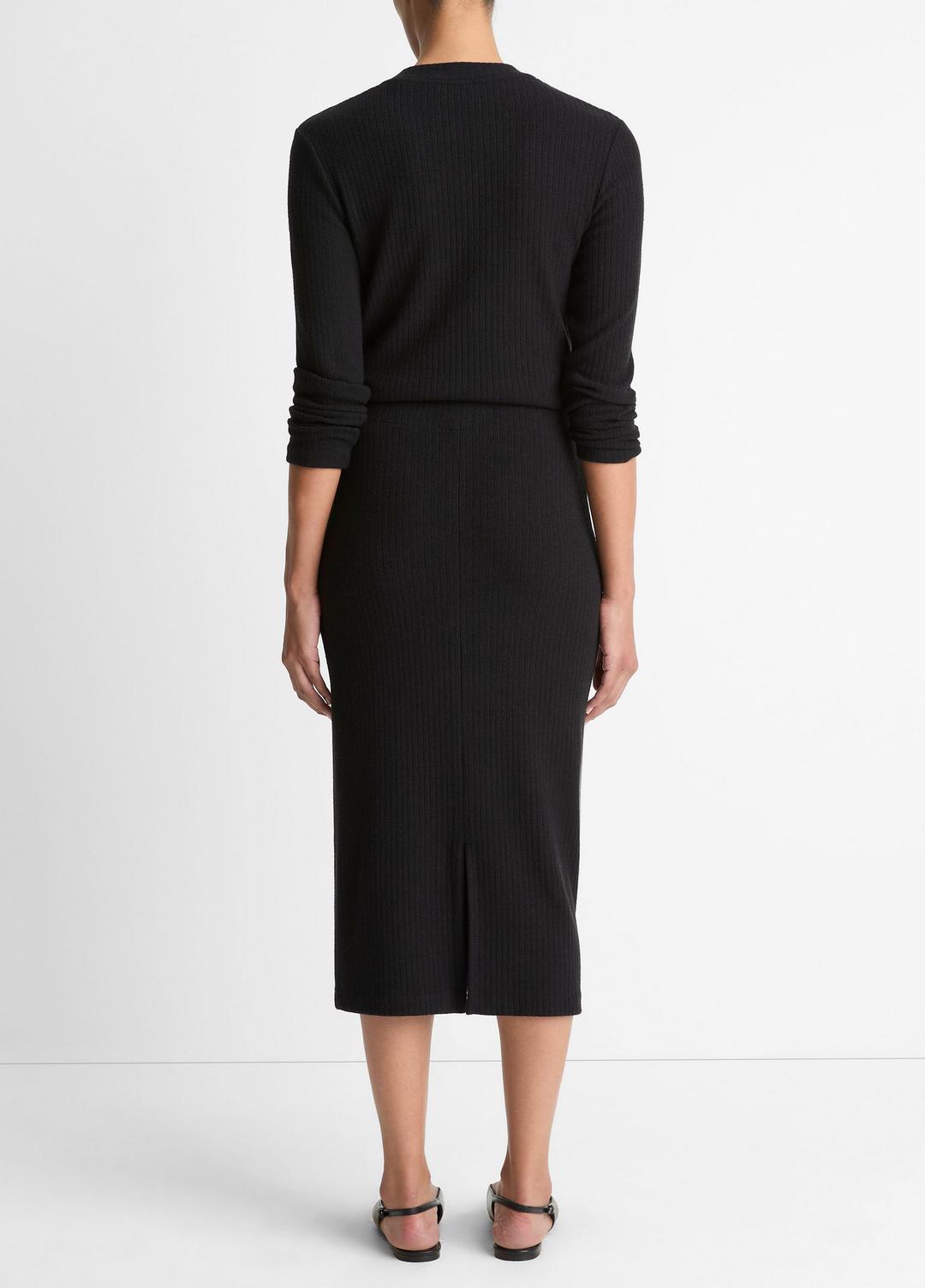 VINCE Featured - Cozy Rib Midi Skirt in Skirts