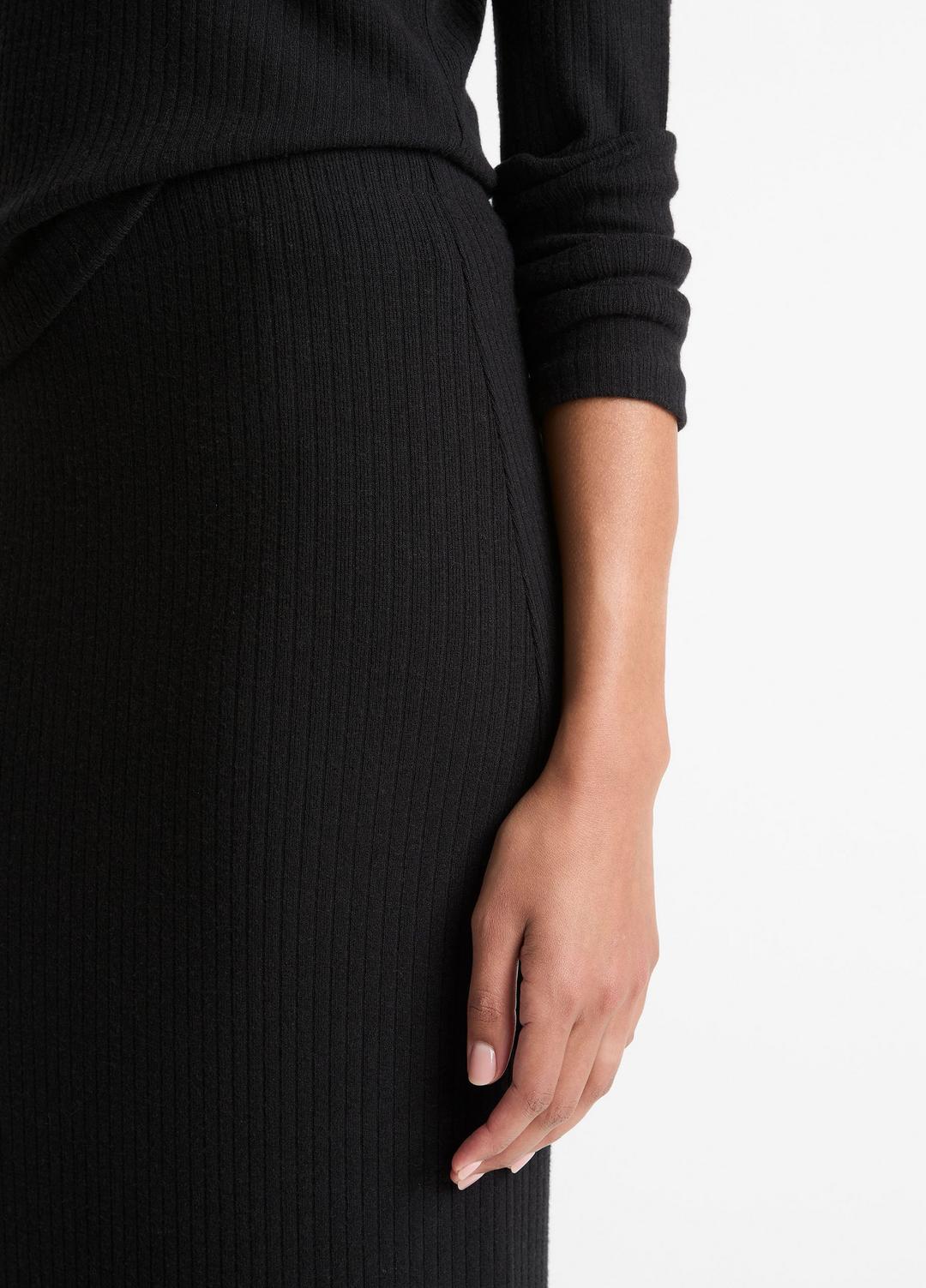 VINCE Featured - Cozy Rib Midi Skirt in Skirts