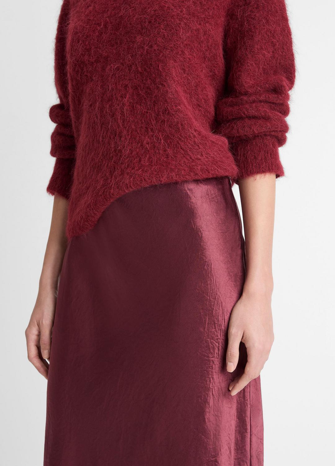 VINCE New - Satin Side-Slit Slip Skirt in Skirts