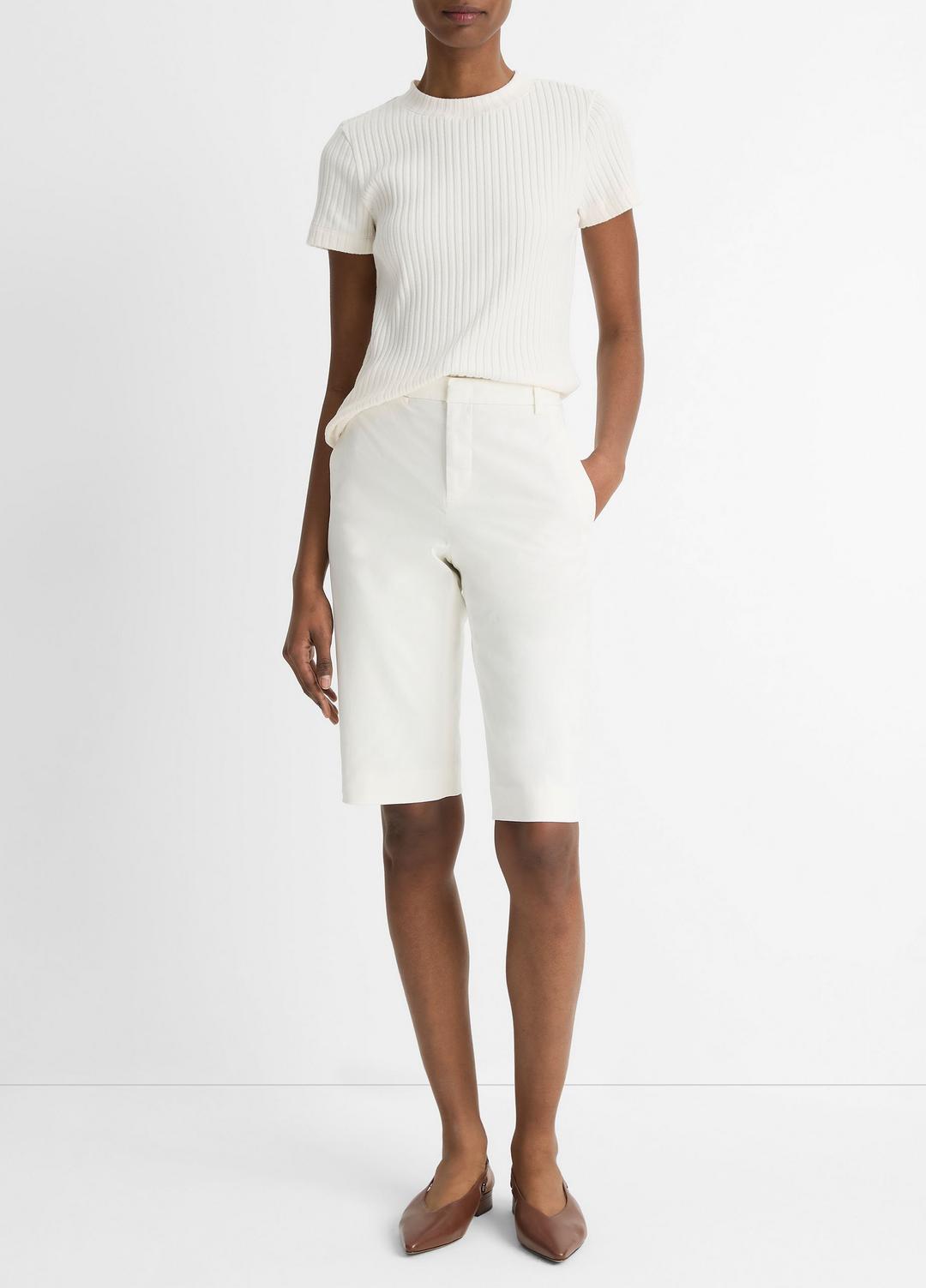 VINCE Hot Sale - Italian Stretch-Cotton Chino Short in Shorts