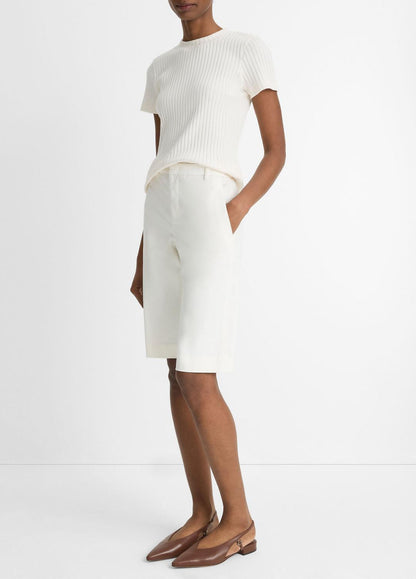 VINCE Hot Sale - Italian Stretch-Cotton Chino Short in Shorts