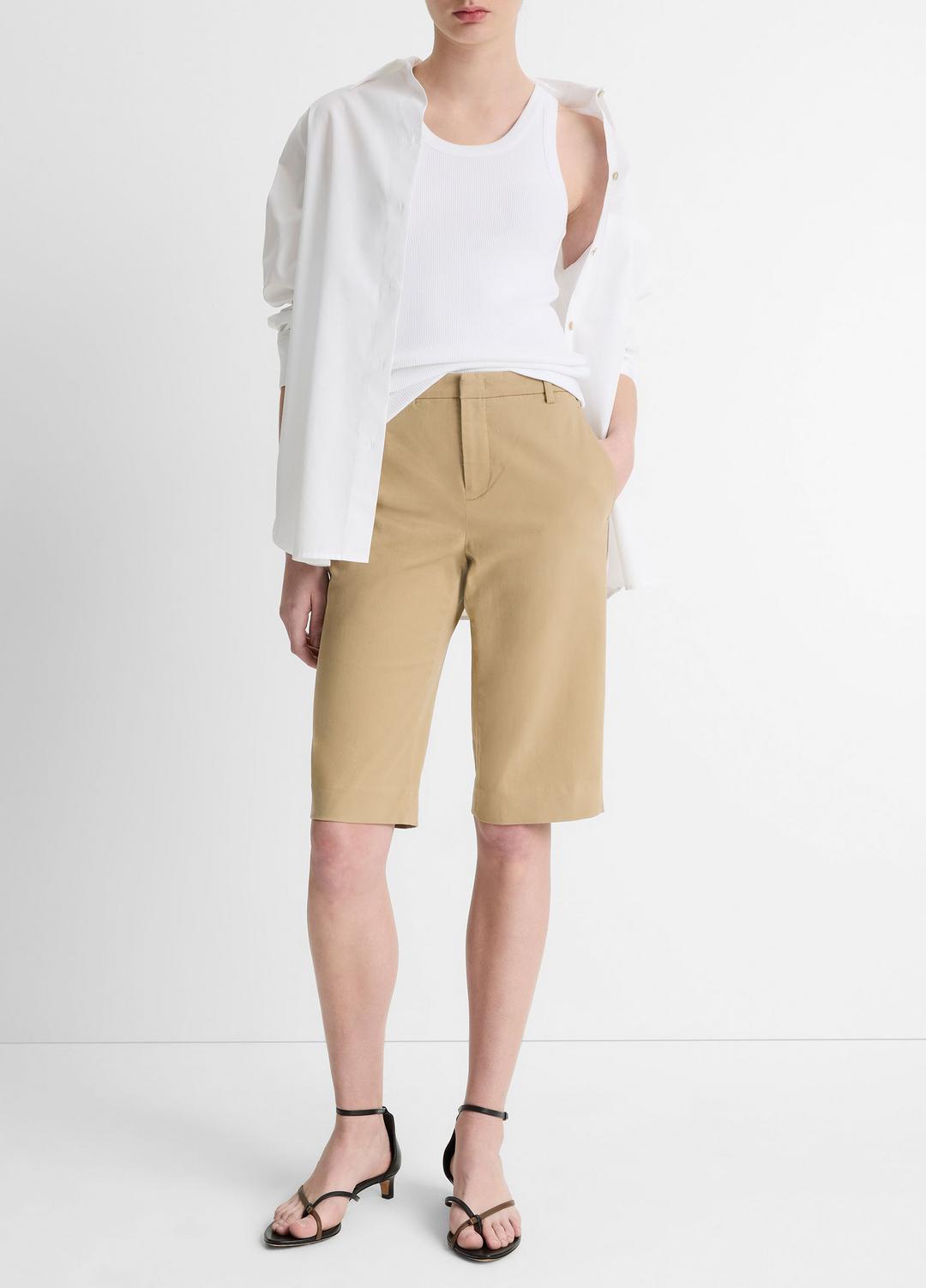 VINCE Signature - Italian Stretch-Cotton Chino Short in Shorts