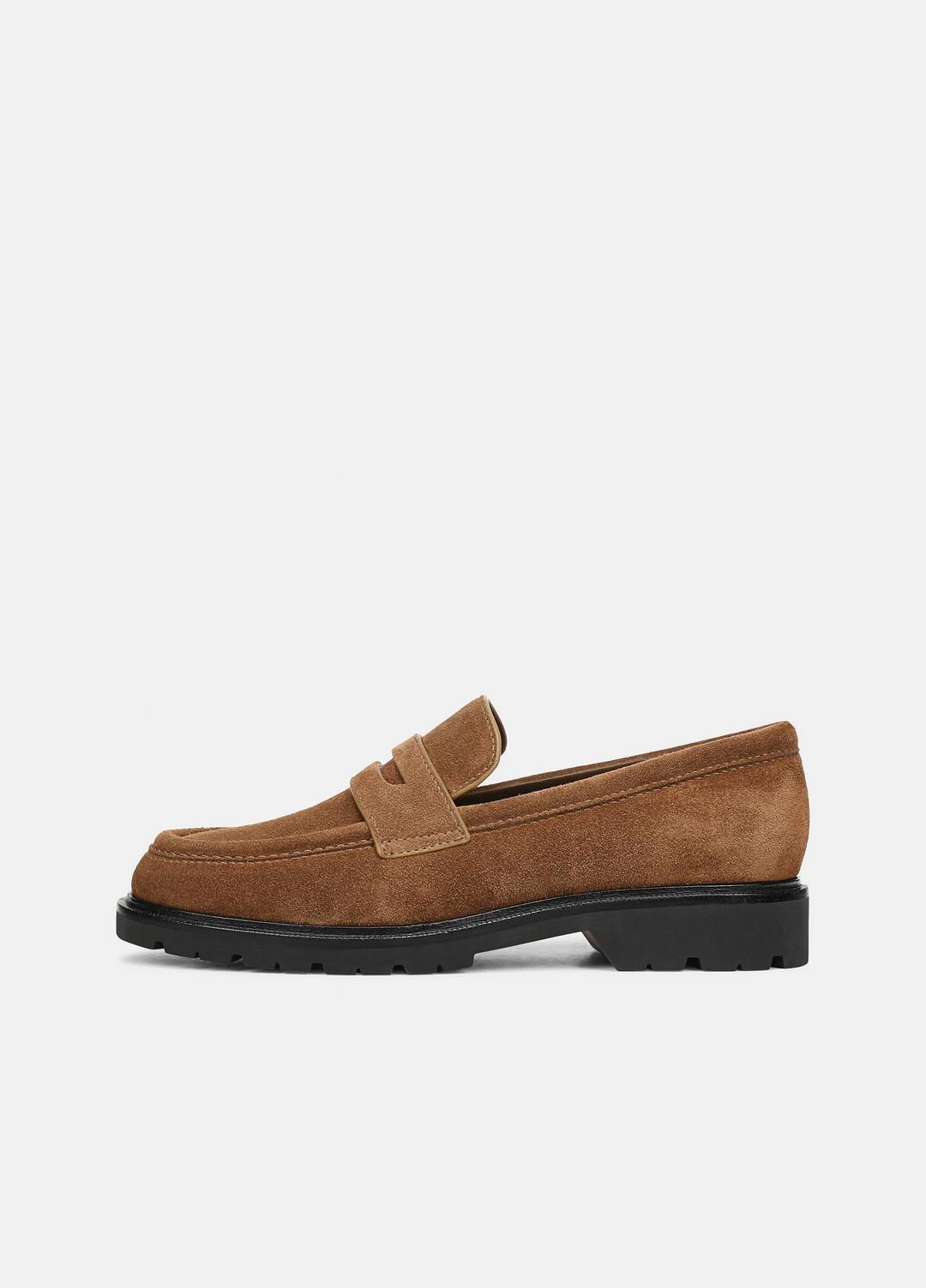 VINCE Deals - Siena Suede Lug-Sole Loafer in Loafers & Flats