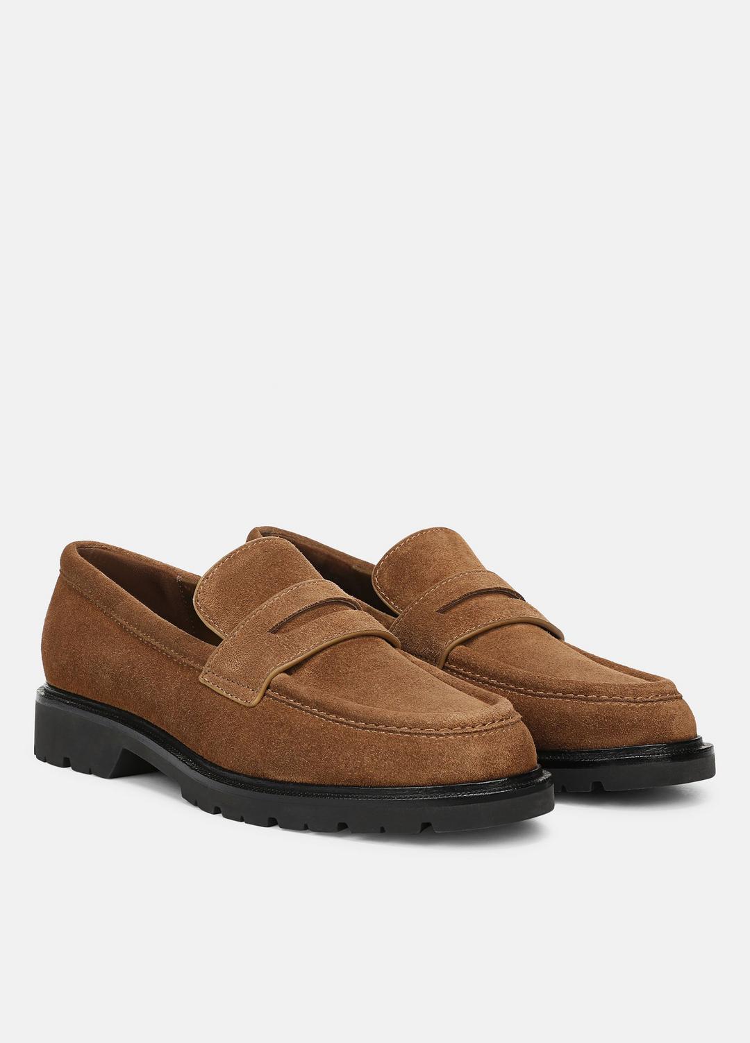 VINCE Deals - Siena Suede Lug-Sole Loafer in Loafers & Flats