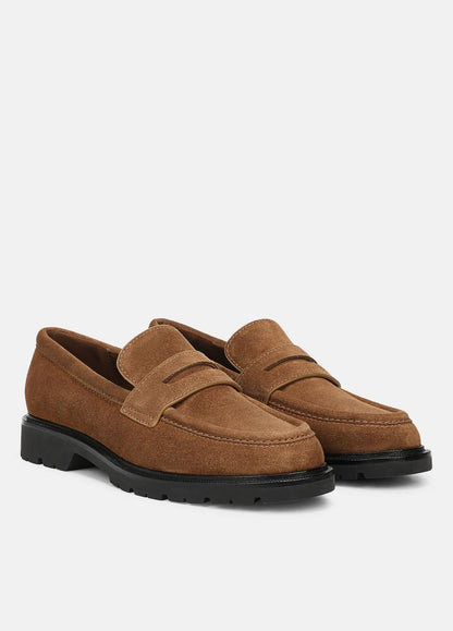 VINCE Deals - Siena Suede Lug-Sole Loafer in Loafers & Flats