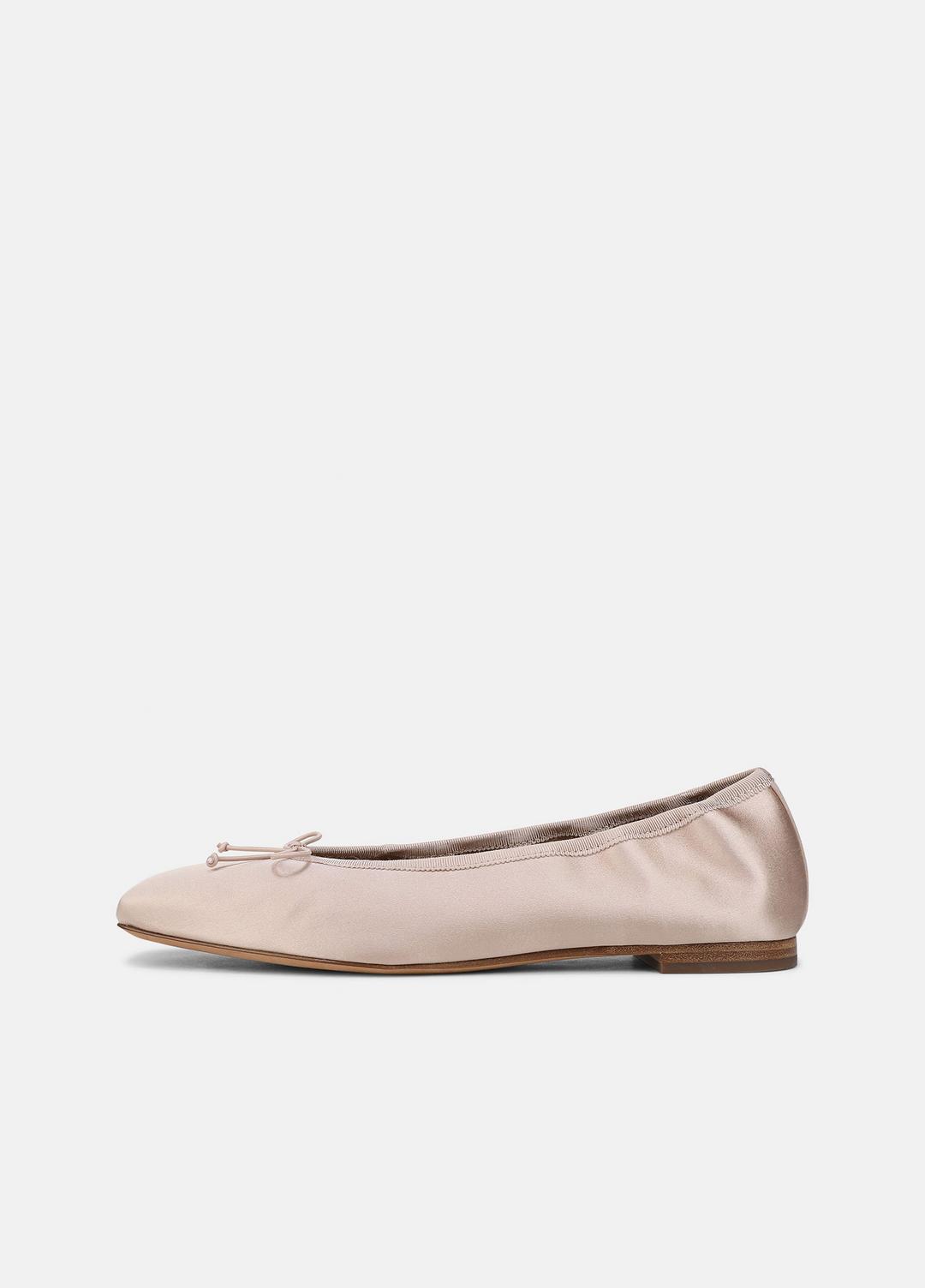 VINCE Recommended - Darla Satin Ballet Flat in Loafers & Flats