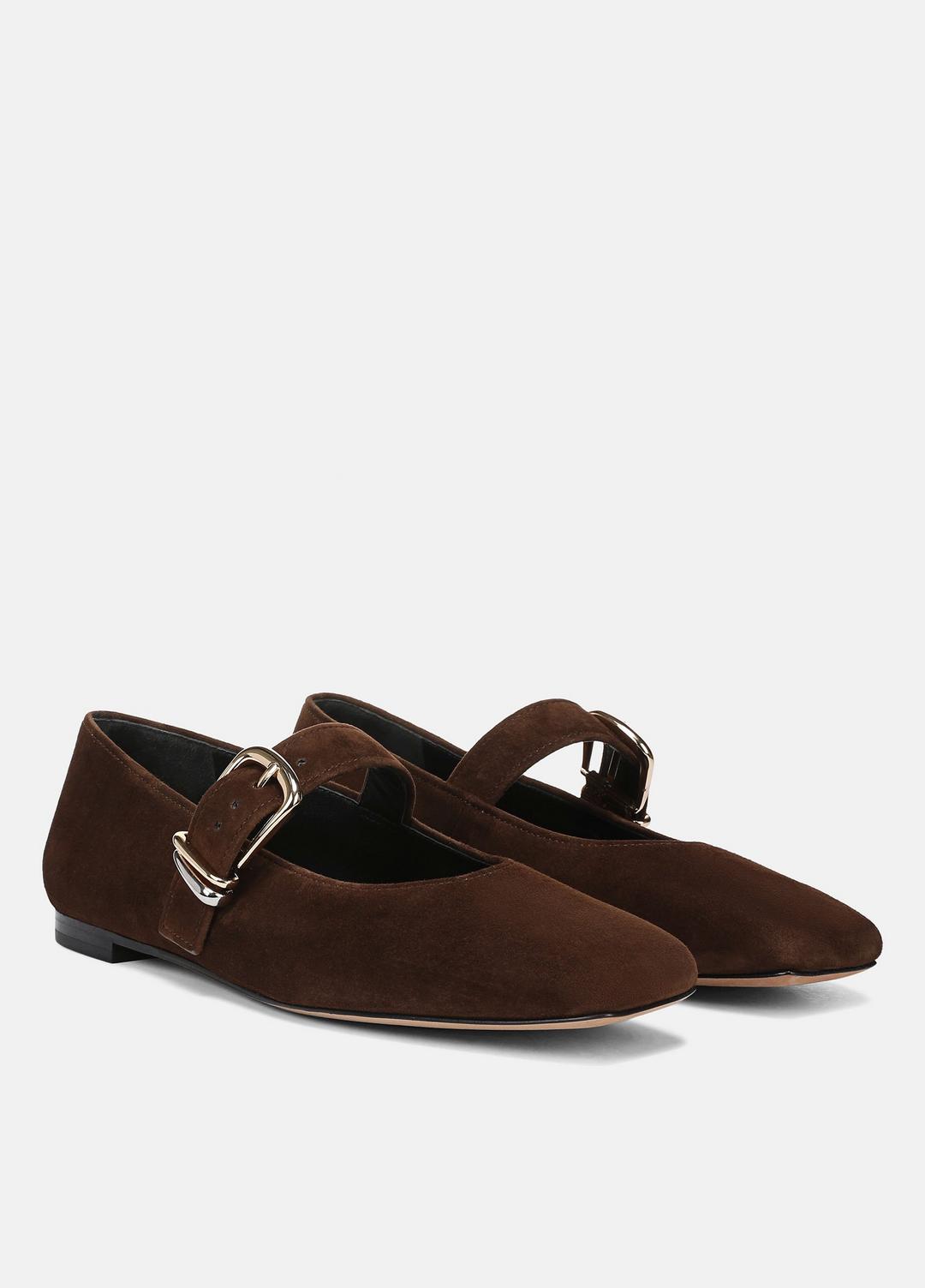 VINCE Top Pick - Daniela Suede Mary Jane Flat in Loafers & Flats