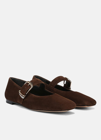 VINCE Top Pick - Daniela Suede Mary Jane Flat in Loafers & Flats