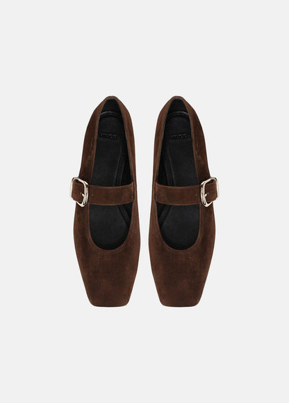 VINCE Top Pick - Daniela Suede Mary Jane Flat in Loafers & Flats