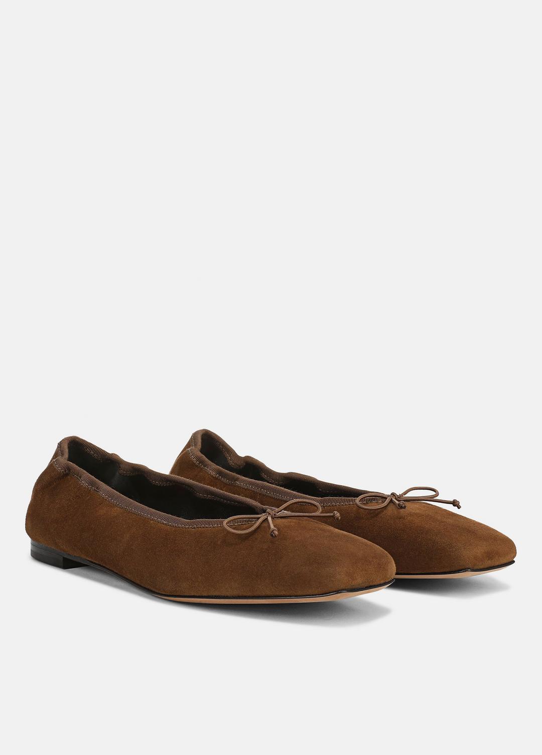 VINCE Recommended - Darla Suede Ballet Flat in Loafers & Flats