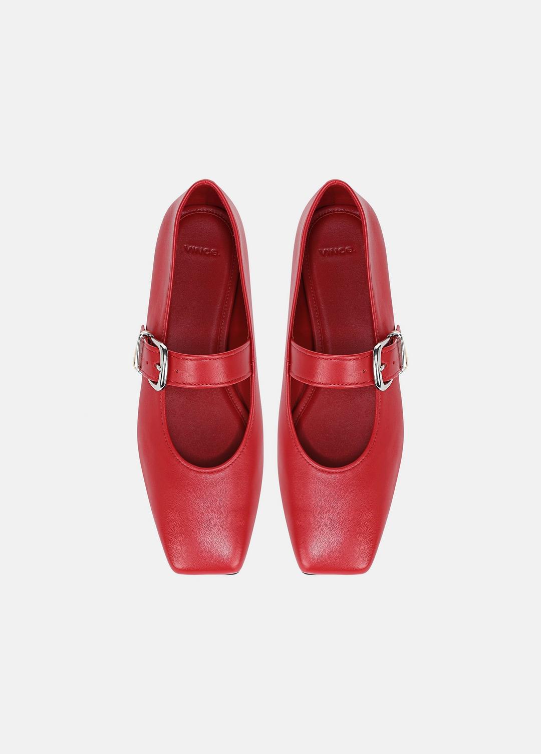 VINCE Best Seller - Daniela Leather Mary Jane Flat in Loafers & Flats