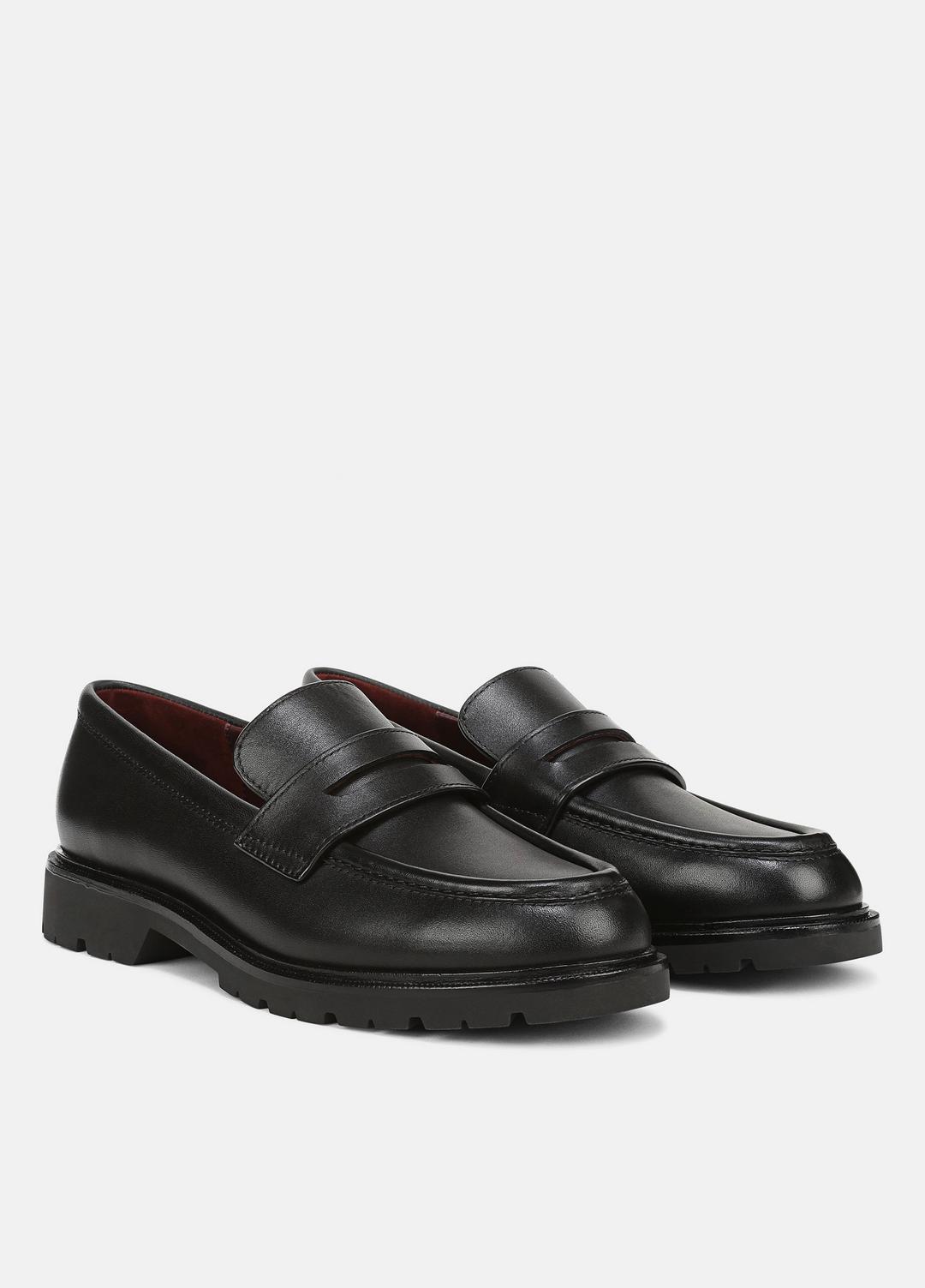 VINCE Featured - Siena Leather Lug-Sole Loafer in Loafers & Flats