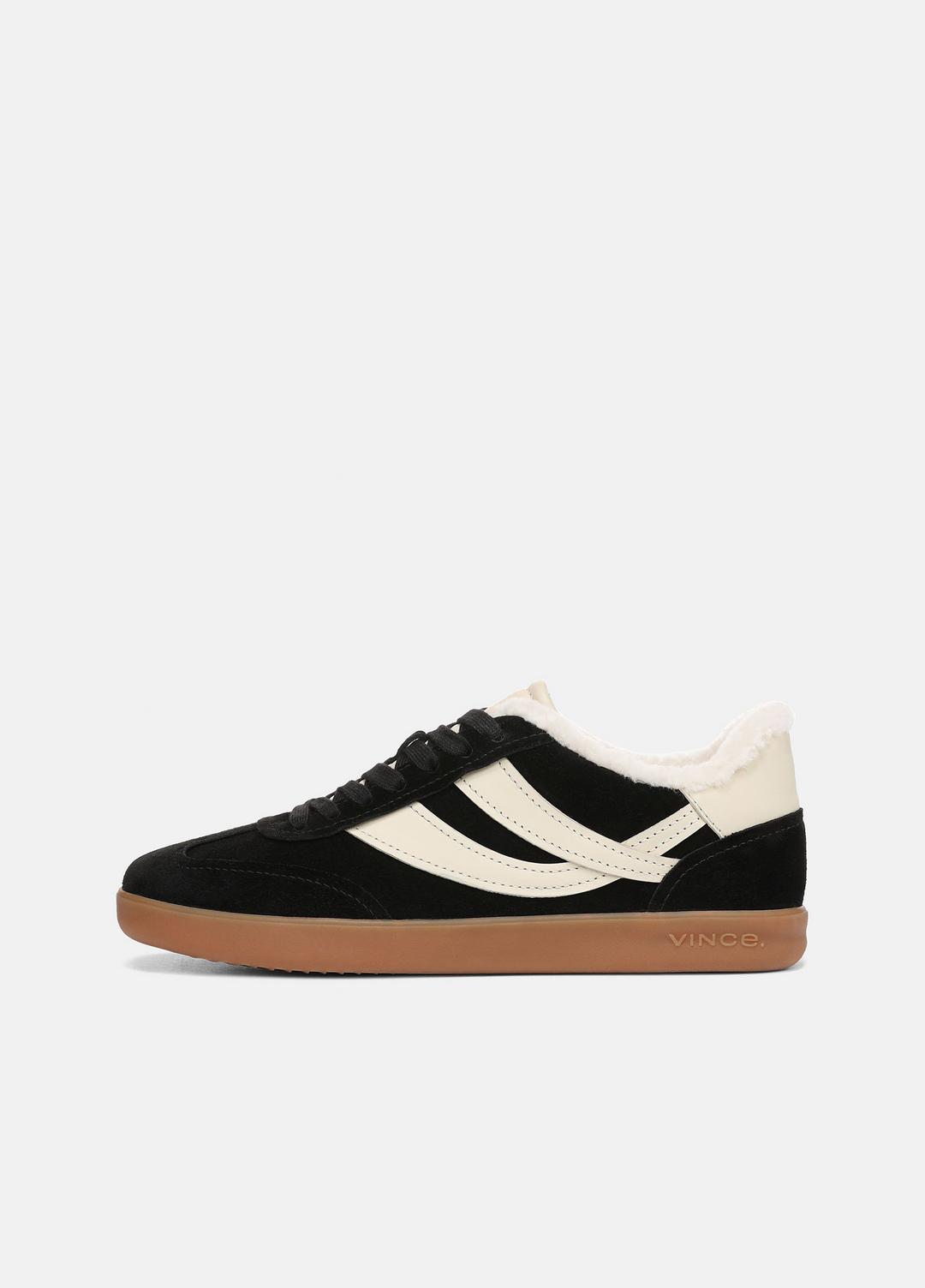 VINCE Popular - Oasis Suede & Shearling Sneaker in Sneakers