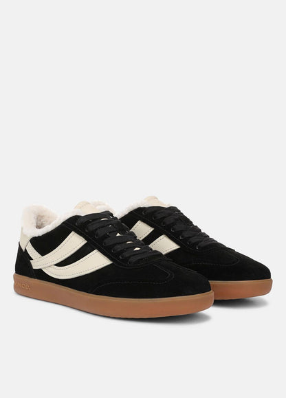 VINCE Popular - Oasis Suede & Shearling Sneaker in Sneakers