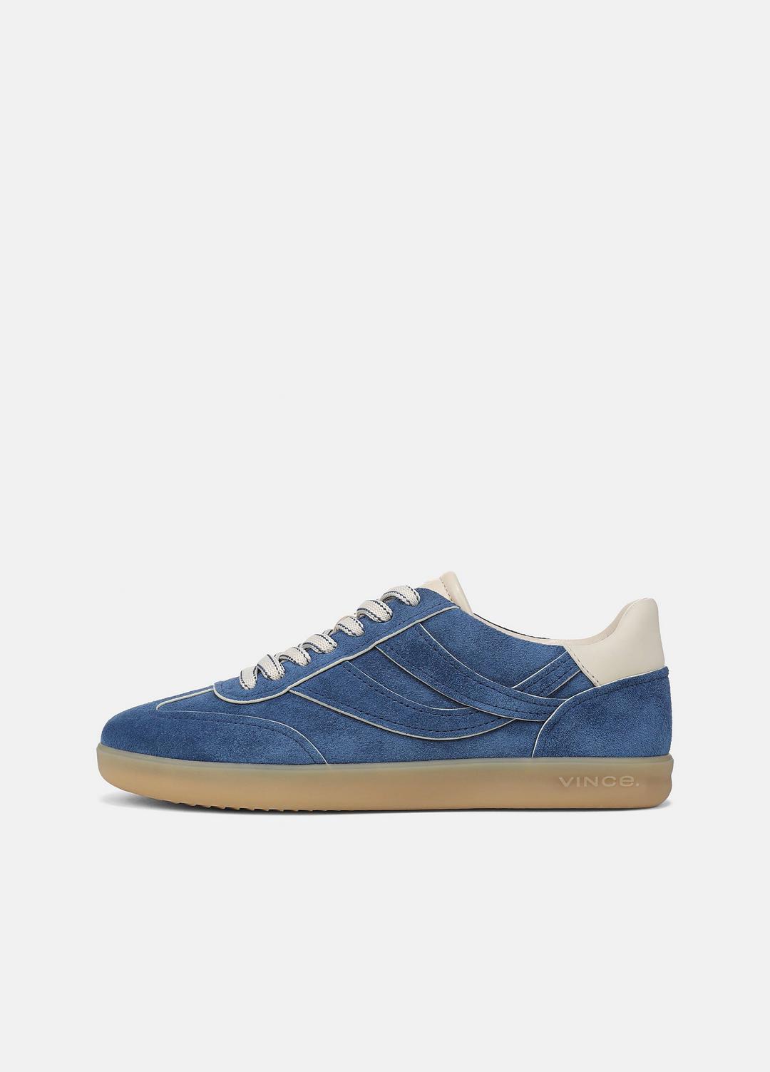VINCE Best Price - Oasis Contrast-Edge Suede Sneaker in Sneakers