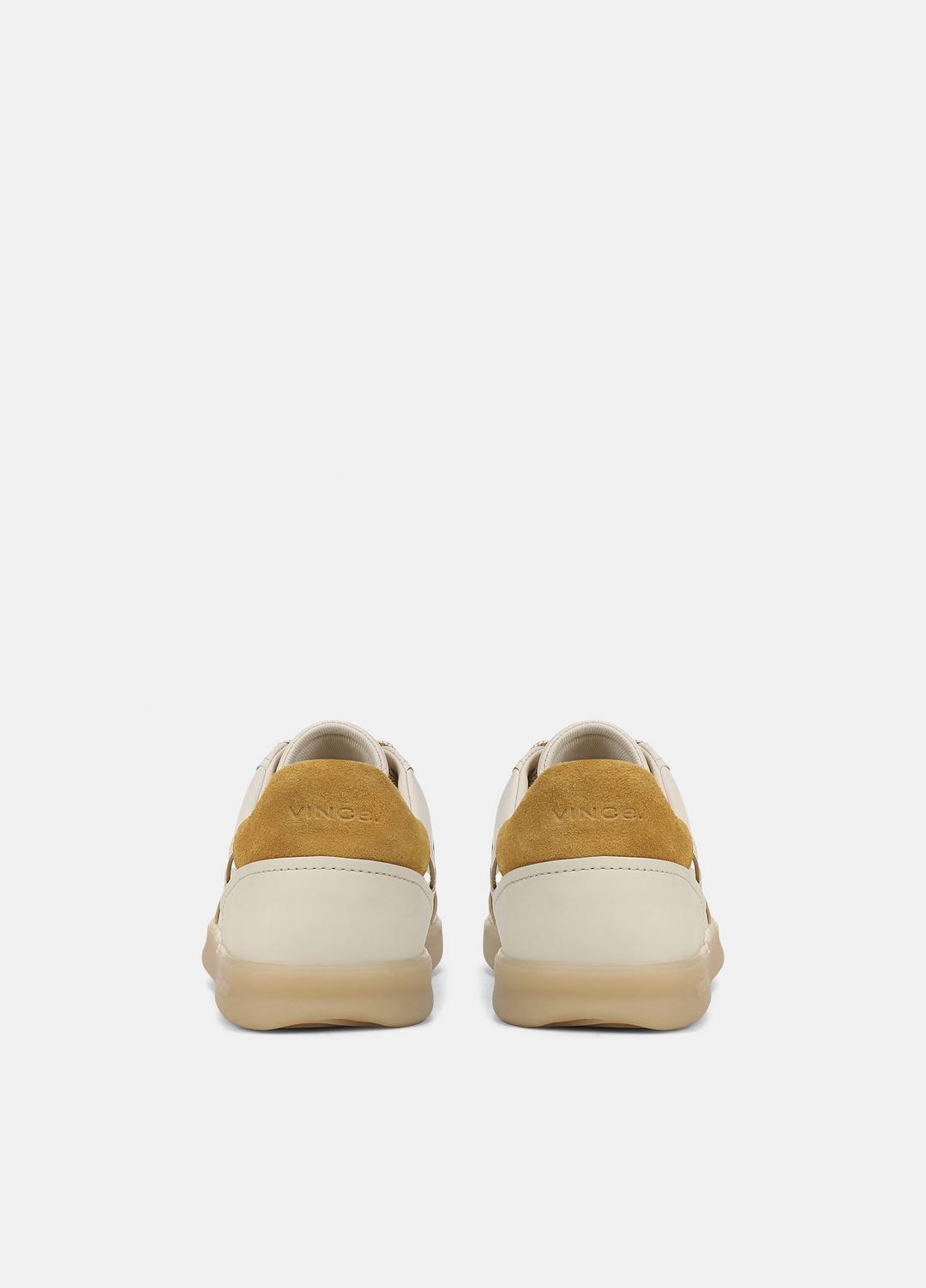 VINCE Premium - Oasis Contrast-Edge Leather & Suede Sneaker in Sneakers