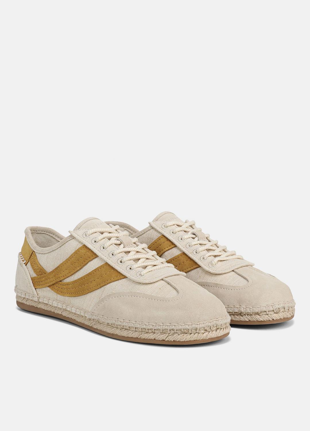 VINCE Trusted - Oasis Linen & Leather Espadrille Sneaker in Sneakers
