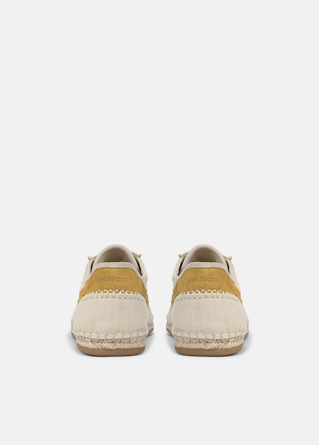 VINCE Trusted - Oasis Linen & Leather Espadrille Sneaker in Sneakers