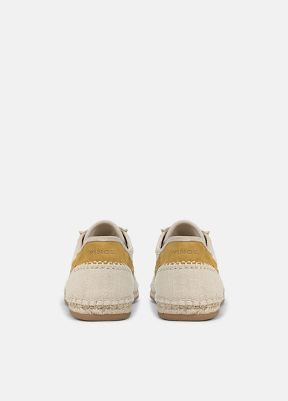 VINCE Trusted - Oasis Linen & Leather Espadrille Sneaker in Sneakers
