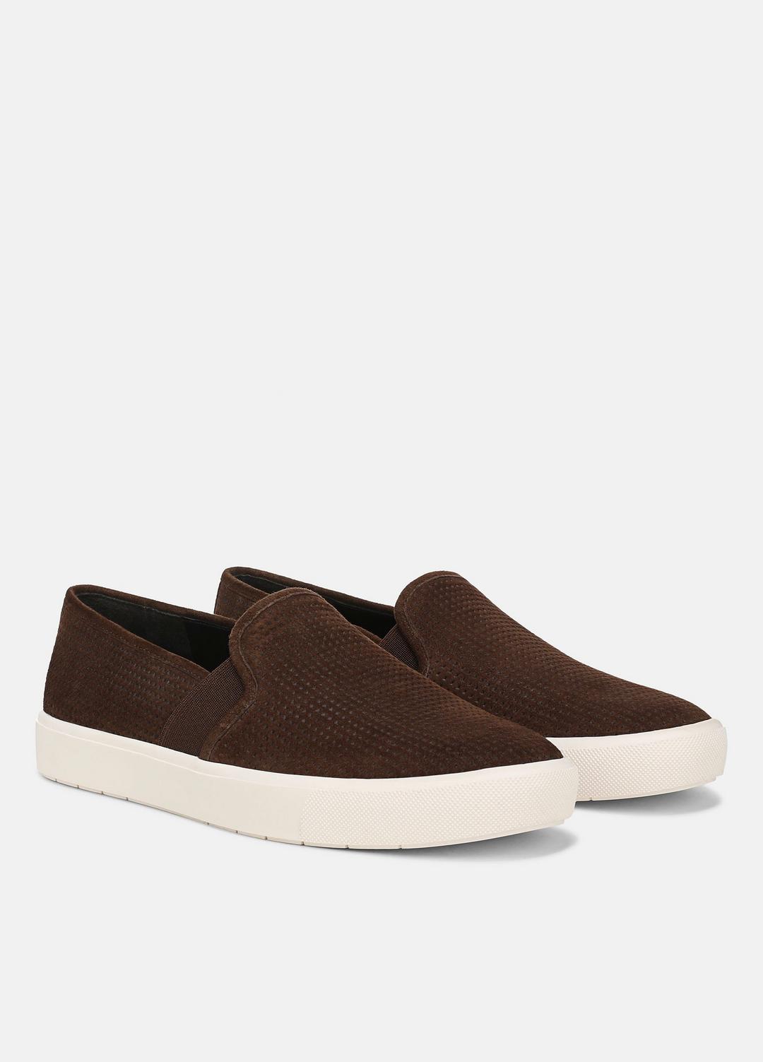 VINCE Premium - Blair Perforated Suede Sneaker in Sneakers