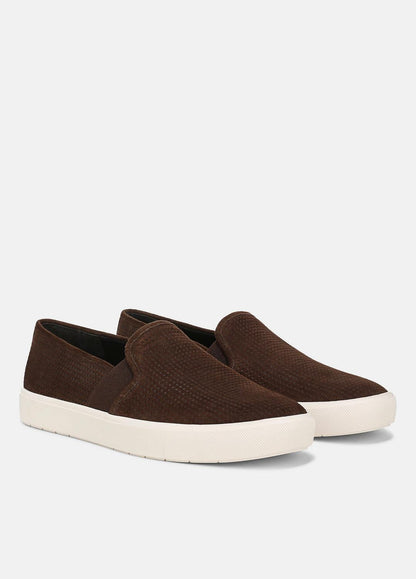 VINCE Premium - Blair Perforated Suede Sneaker in Sneakers