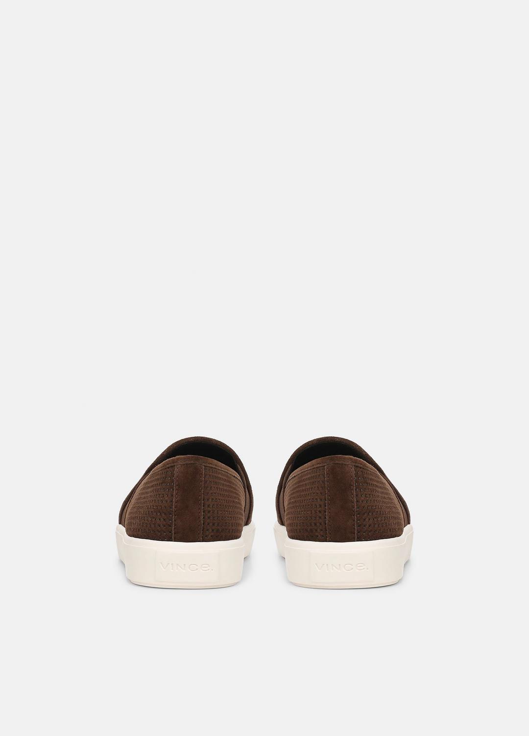 VINCE Premium - Blair Perforated Suede Sneaker in Sneakers