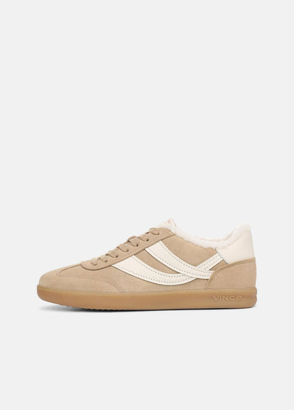 VINCE Featured - Oasis Suede & Shearling Sneaker in Sneakers