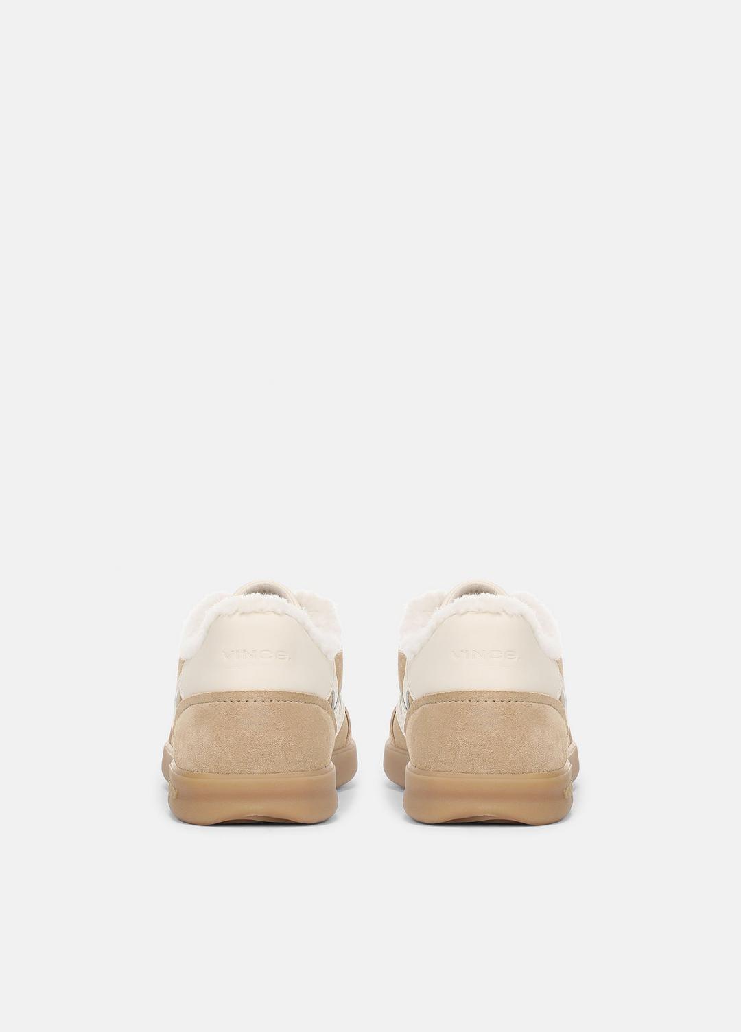 VINCE Featured - Oasis Suede & Shearling Sneaker in Sneakers