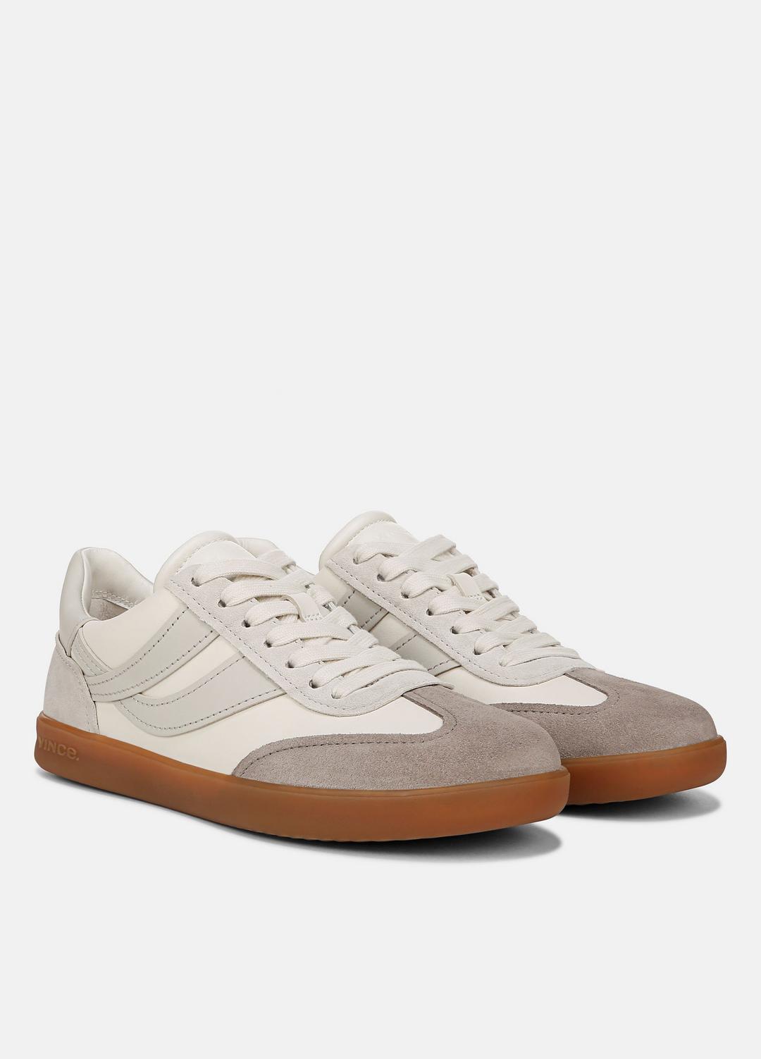 VINCE Hot Sale - Oasis Leather and Suede Sneaker in Sneakers