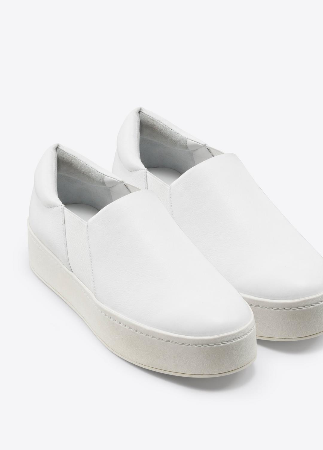 VINCE Discount - Leather Warren Sneaker in Sneakers