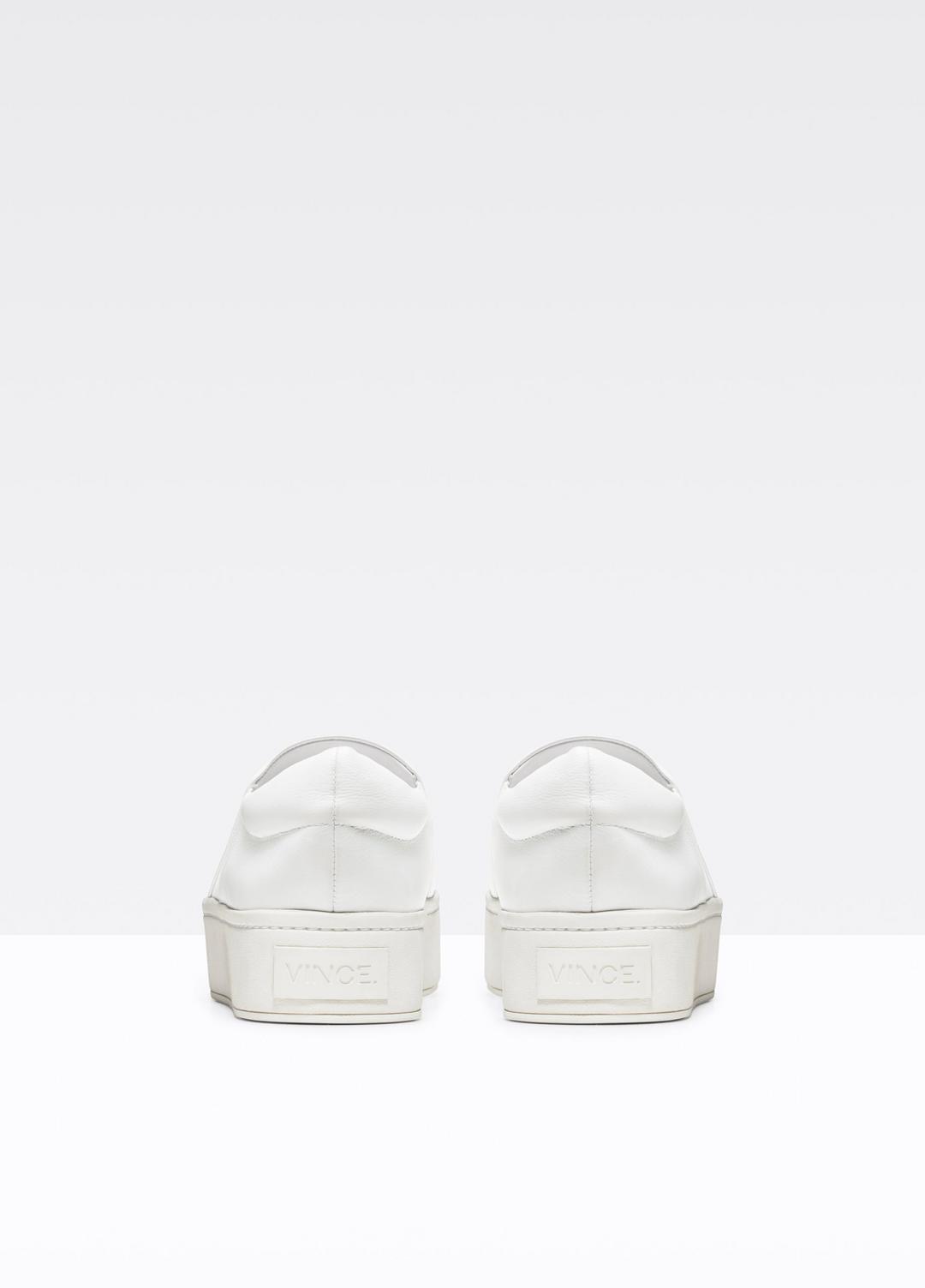 VINCE Discount - Leather Warren Sneaker in Sneakers