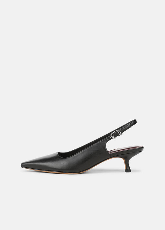 VINCE Recommended - Sabra Leather Slingback Heel in Heels